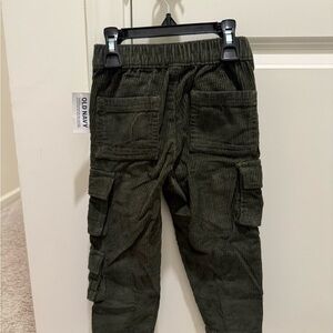 Old Navy Kids Corduroy Cargo Pants - Dark Green